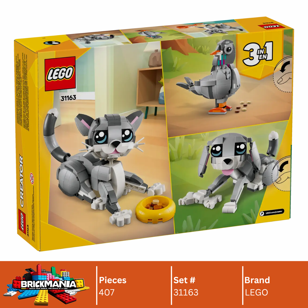 LEGO 31163 Playful Cat | 407 PCS – Brickmania LEGO 31163 Playful Cat | 407 PCS – Brickmania