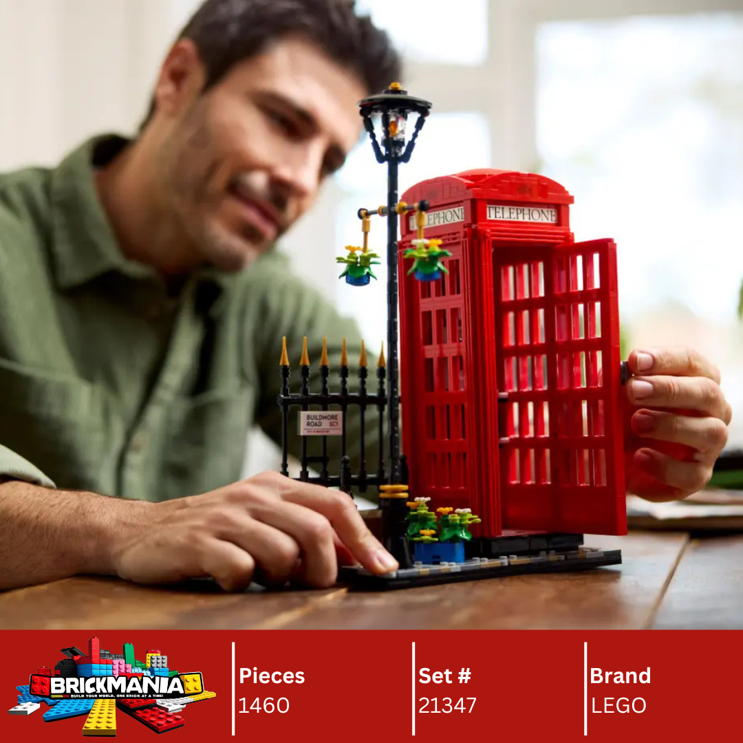 LEGO 21347 Red London Telephone Box | 1460 PCS