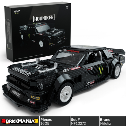 Nifeliz NF10272A Mini HOONIKEN Muscle Car Building Set | 1605 PCS