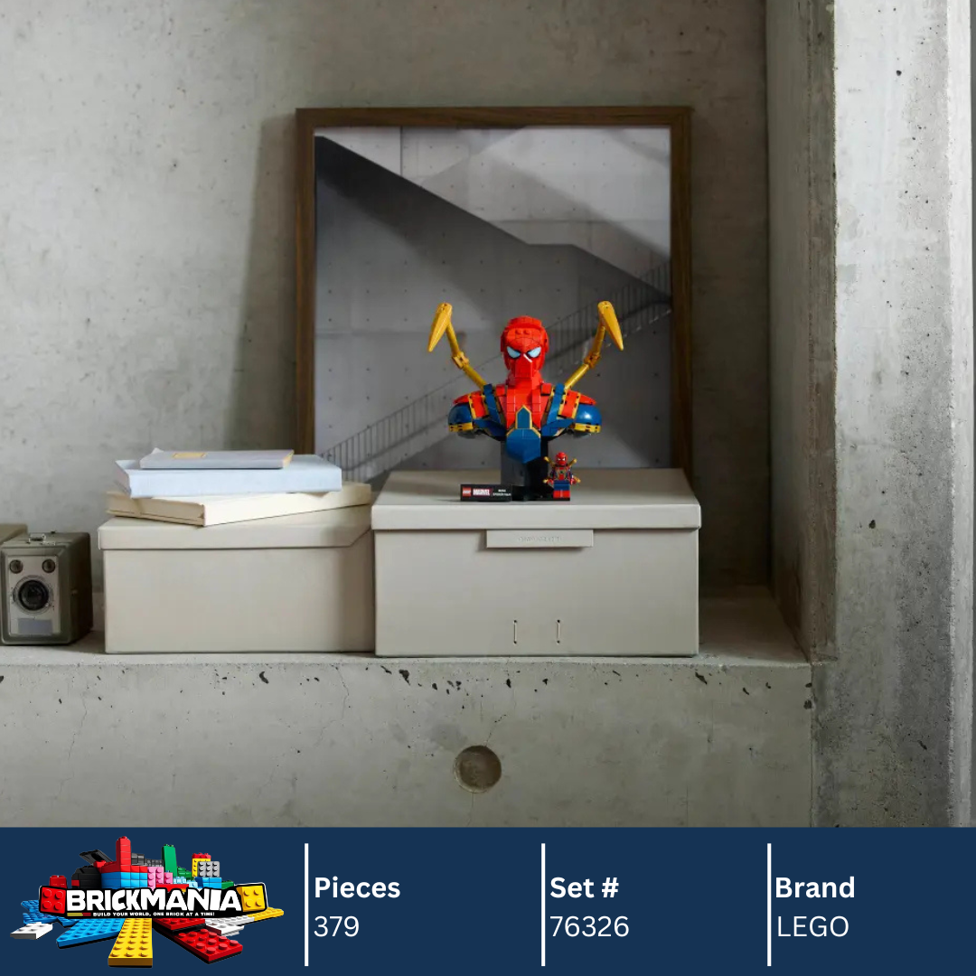 LEGO 76326 Marvel Iron Spider-Man Bust | 379 PCS