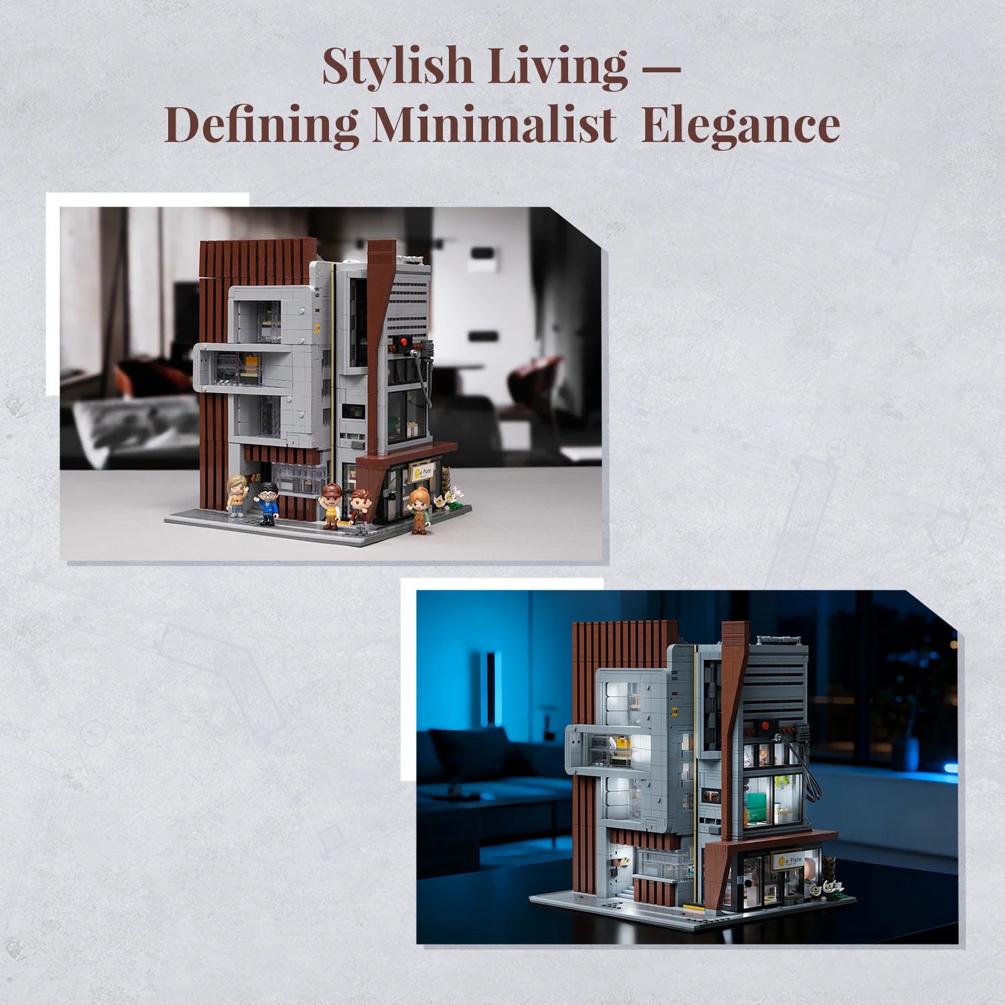 Pantasy 85041 Modular Building Architecture Firm Building Toy Set | 3427 PCS