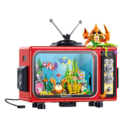 GULY 60518 Retro TV Building Set | 1718 PCS