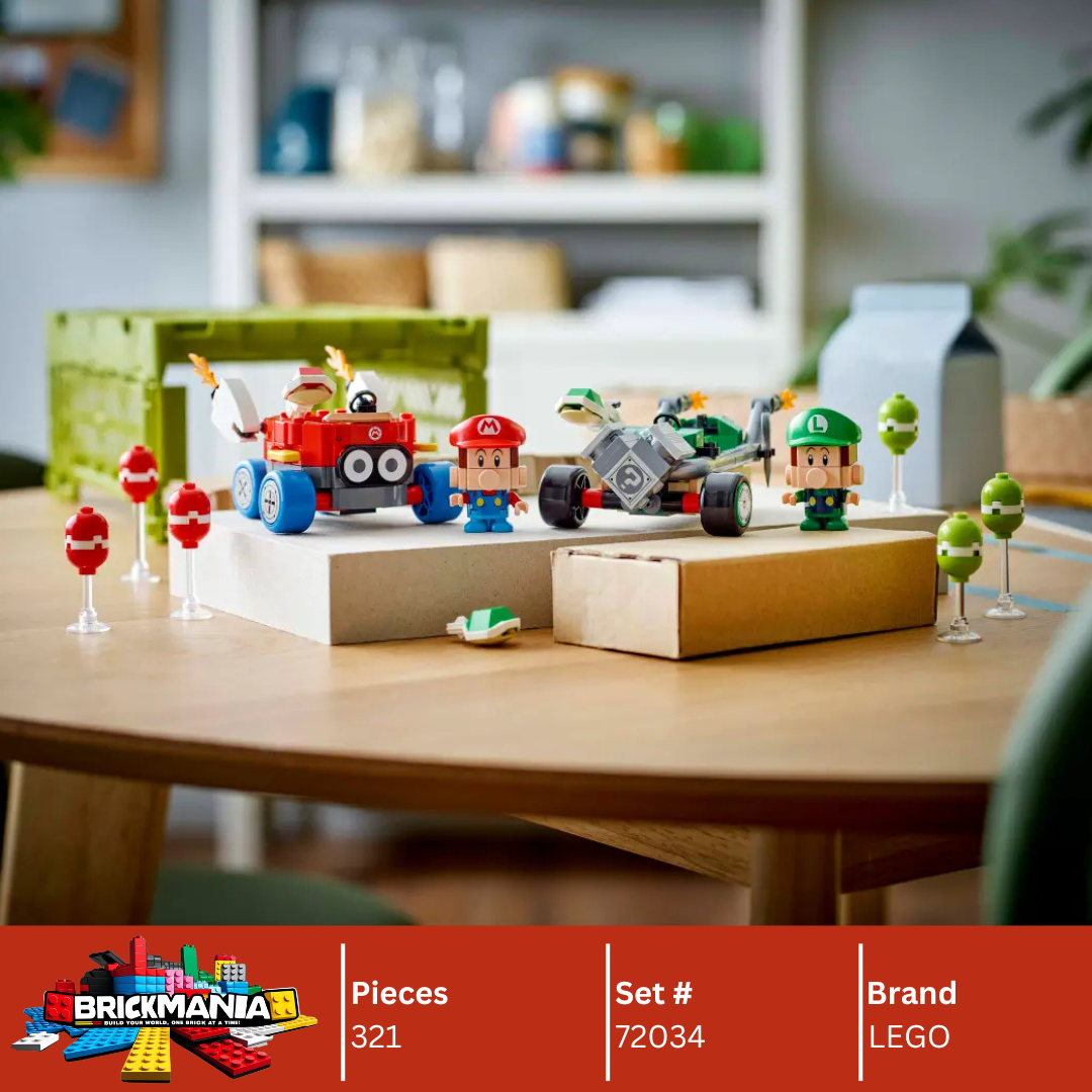 LEGO 72034 Mario Kart™ – Baby Mario vs. Baby Luigi | 321 PCS