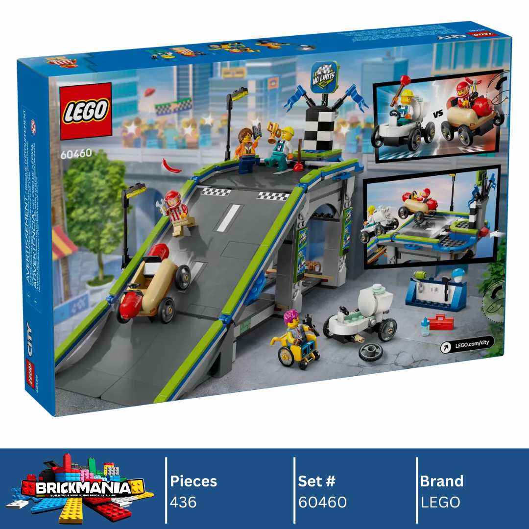 LEGO 60460 No Limits: Race Car Ramp Track | 436 PCS