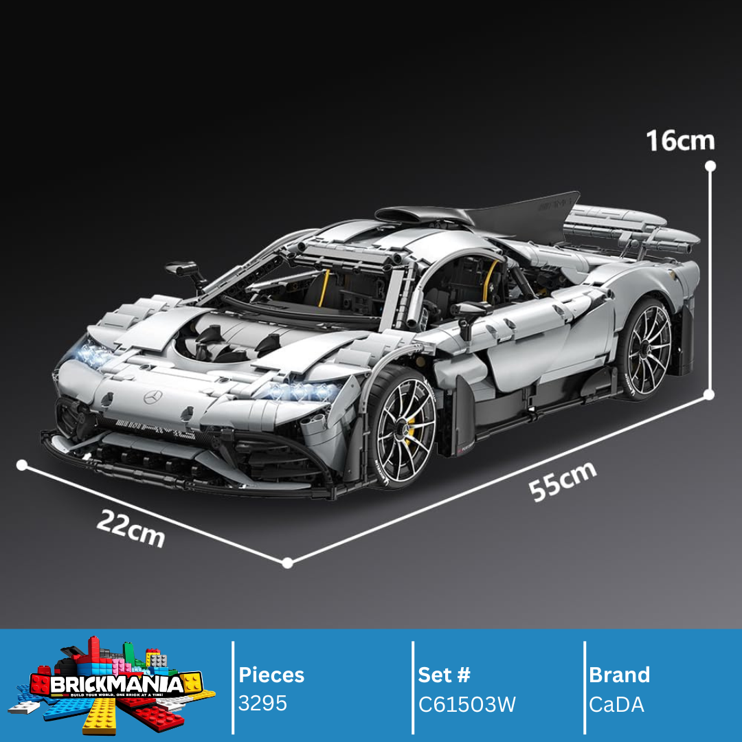 CaDA C61503W Mercedes-AMG ONE Building Toy Set | 3295 PCS