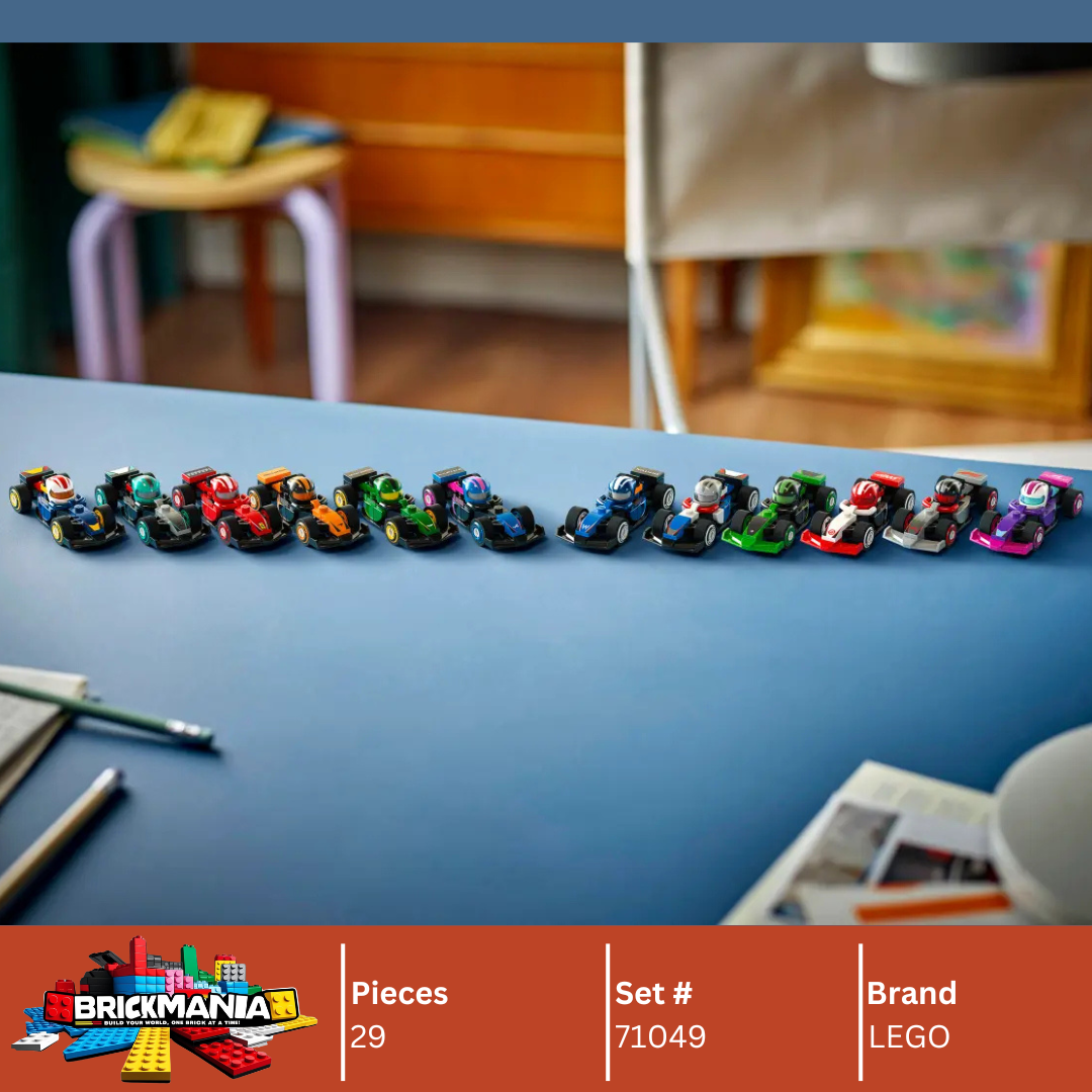 LEGO 71049 Minifigures F1® Collectible Race Cars | 29 PCS
