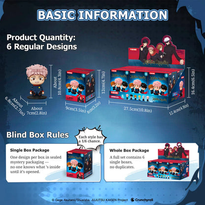 PUREMIND 2734 Jujutsu Kaisen ChibiBricks Blind Box Building Toy Set | 156 PCS