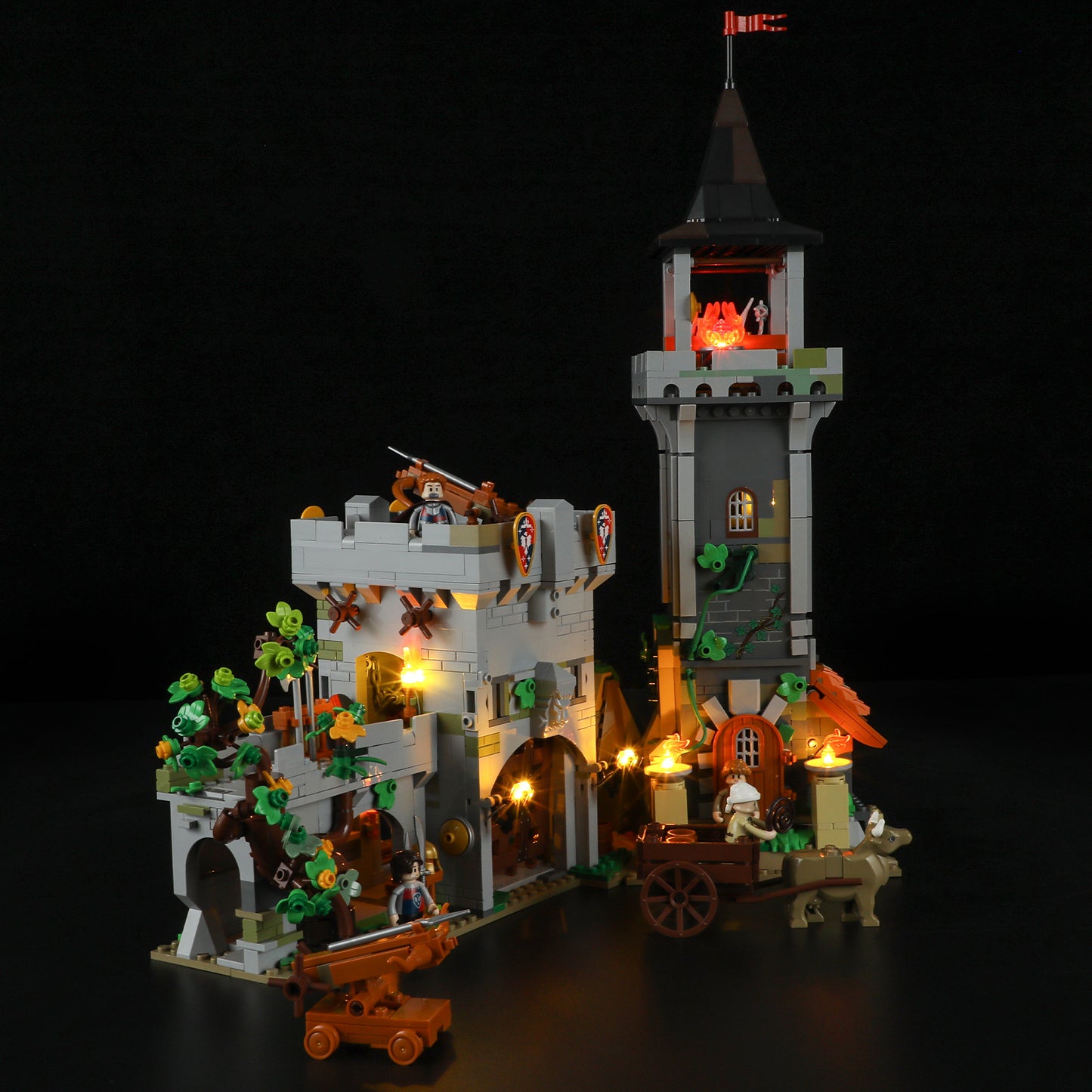 Lumibricks F9027 Medieval Watchtower Building Toy Set | 1625 PCS