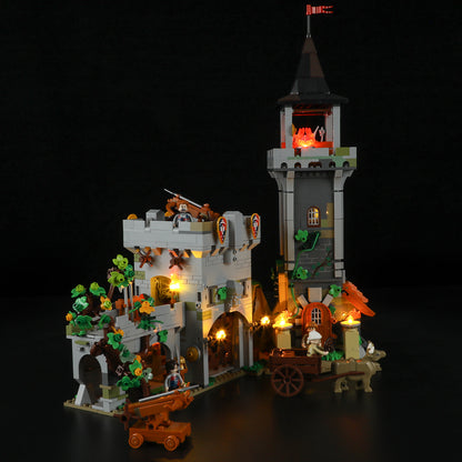 Lumibricks F9027 Medieval Watchtower Building Toy Set | 1625 PCS