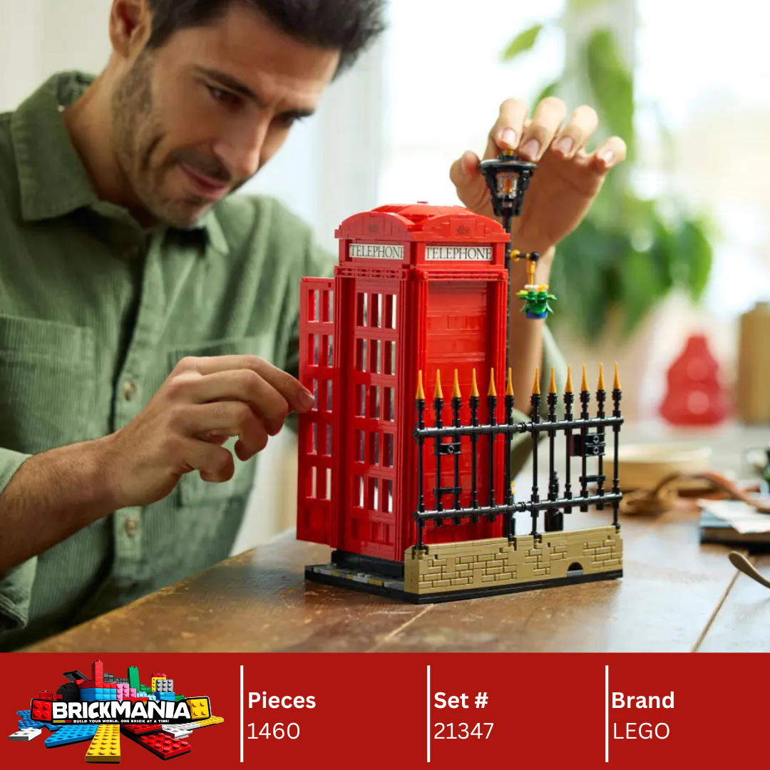 LEGO 21347 Red London Telephone Box | 1460 PCS