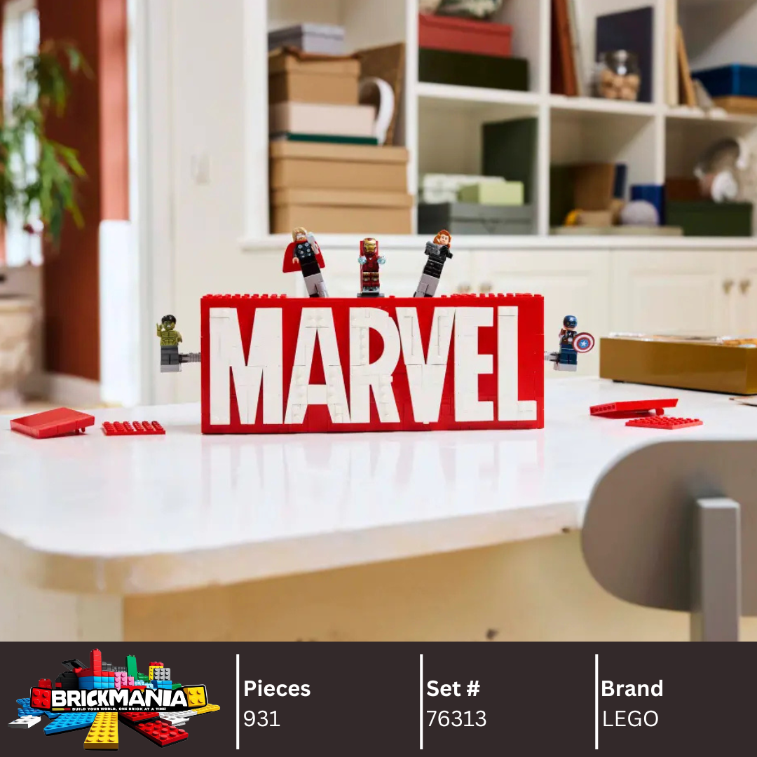 LEGO 76313 MARVEL Logo & Minifigures | 931 PCS