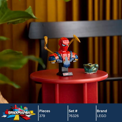 LEGO 76326 Marvel Iron Spider-Man Bust | 379 PCS