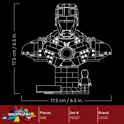 LEGO 76327 Marvel Iron Man MK4 Bust | 436 PCS