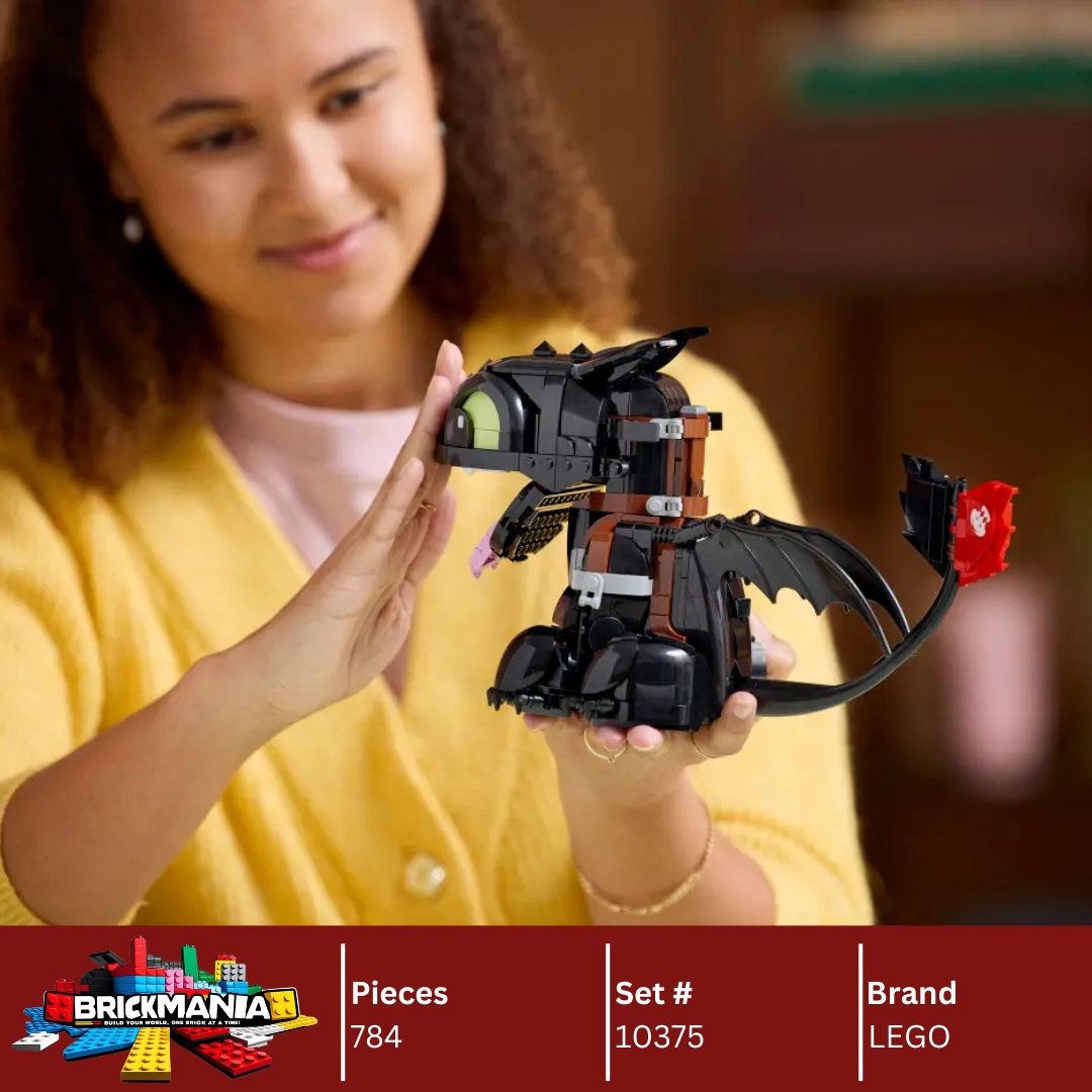 LEGO 10375 Icons How to Train Your Dragon: Toothless | 784 PCS