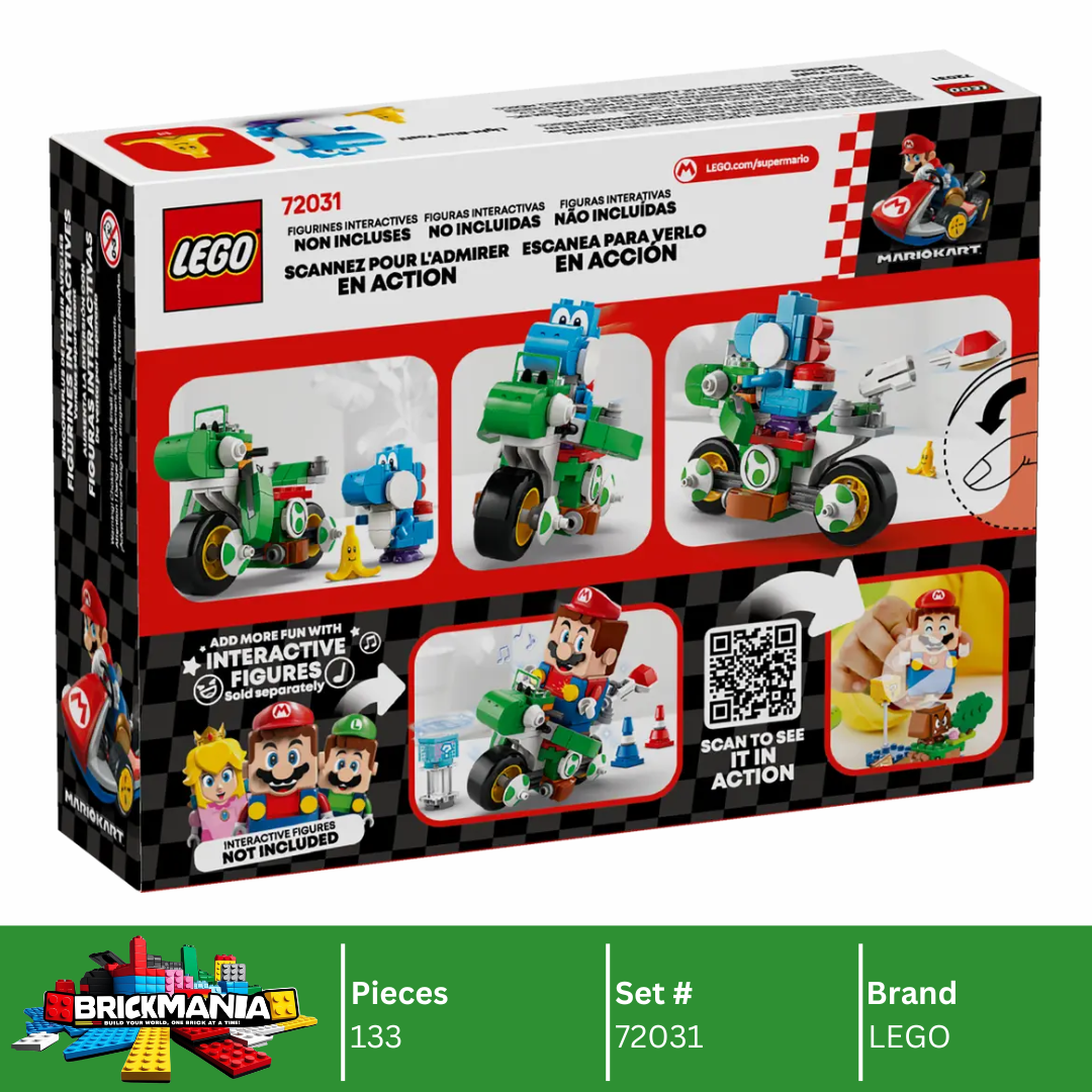 LEGO 72031 Mario Kart™ – Yoshi Bike | 133 PCS