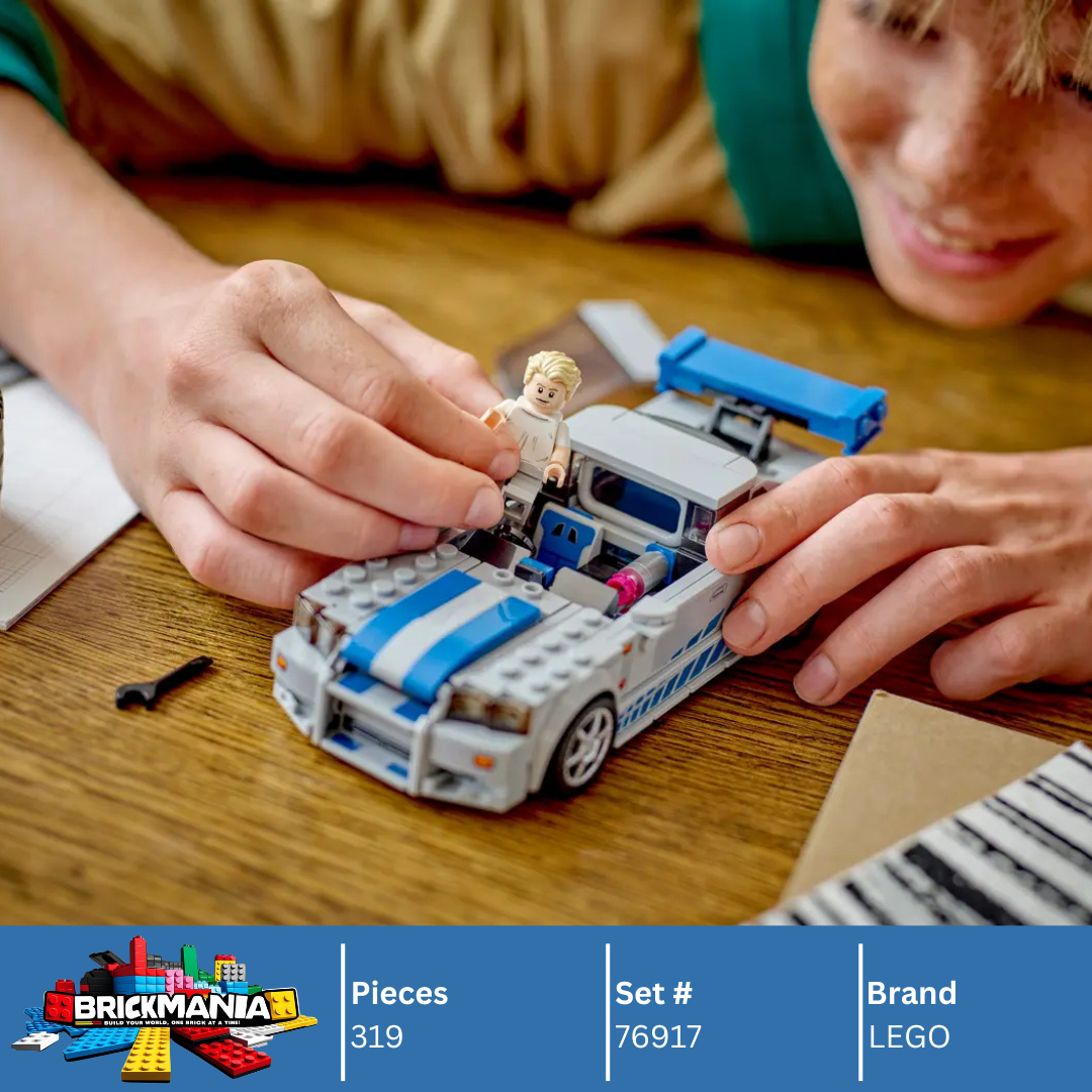 LEGO 76917 2 Fast 2 Furious Nissan Skyline GT-R (R34) | 319 PCS