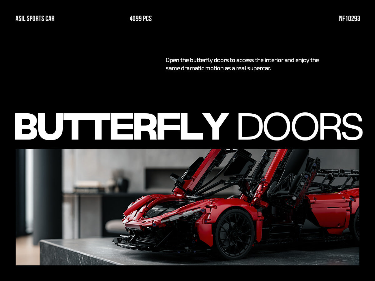 Nifeliz NF10293 ASIL Sports Car Building Set | 4099 PCS