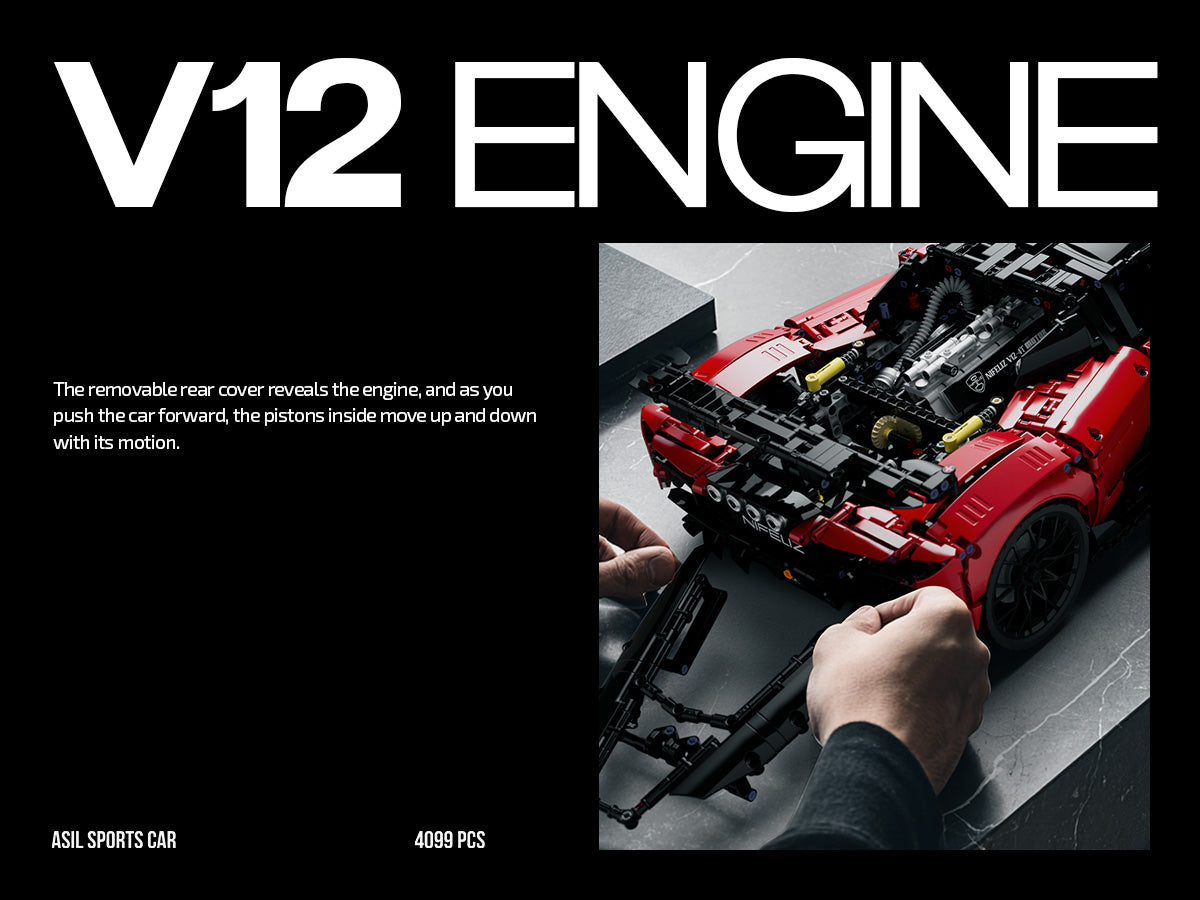 Nifeliz NF10293 ASIL Sports Car Building Set | 4099 PCS