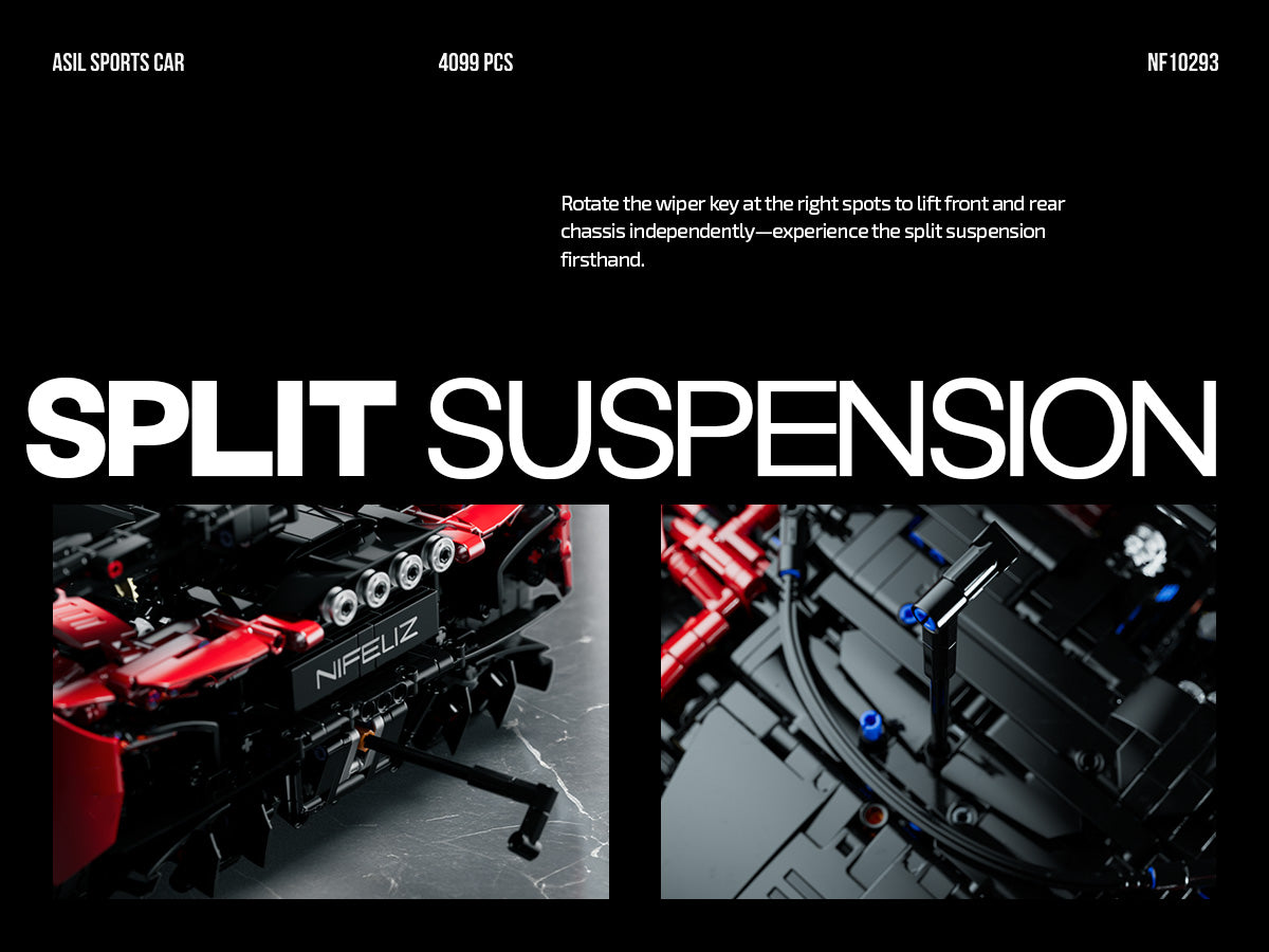 Nifeliz NF10293 ASIL Sports Car Building Set | 4099 PCS
