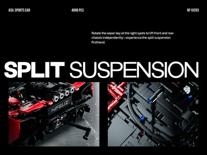 Nifeliz NF10293 ASIL Sports Car Building Set | 4099 PCS