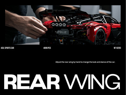 Nifeliz NF10293 ASIL Sports Car Building Set | 4099 PCS