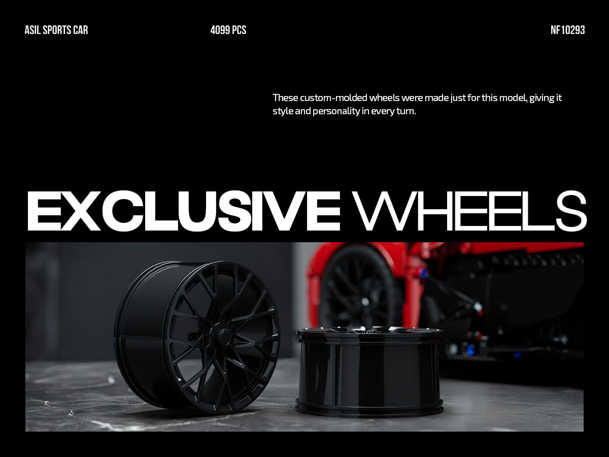 Nifeliz NF10293 ASIL Sports Car Building Set | 4099 PCS