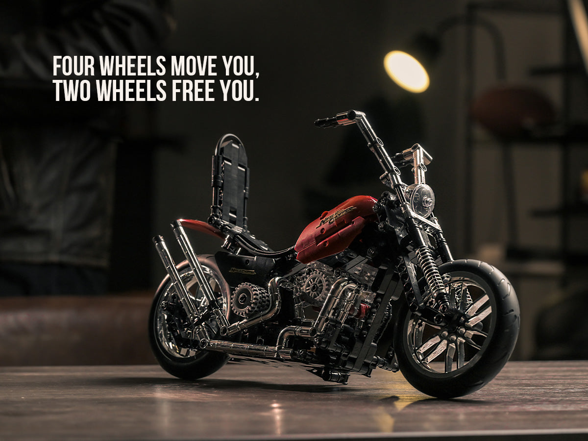 Nifeliz NF10308 Chopper Motorcycle Building Set | 572 PCS