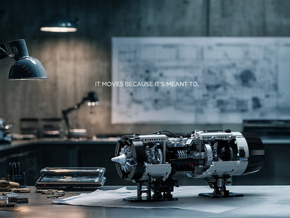 Nifeliz NF10317 Turbofan Engine Building Set | 2216 PCS