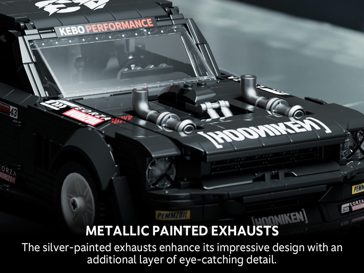 Nifeliz NF10272A Mini HOONIKEN Muscle Car Building Set | 1605 PCS