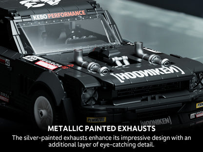 Nifeliz NF10272A Mini HOONIKEN Muscle Car Building Set | 1605 PCS