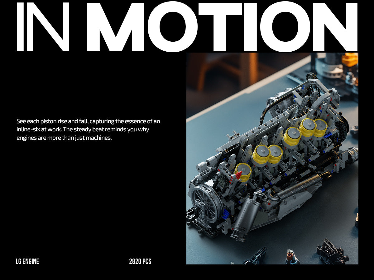 Nifeliz NF10316 L6 Engine Building Set | 2820 PCS