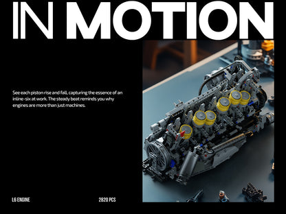 Nifeliz NF10316 L6 Engine Building Set | 2820 PCS