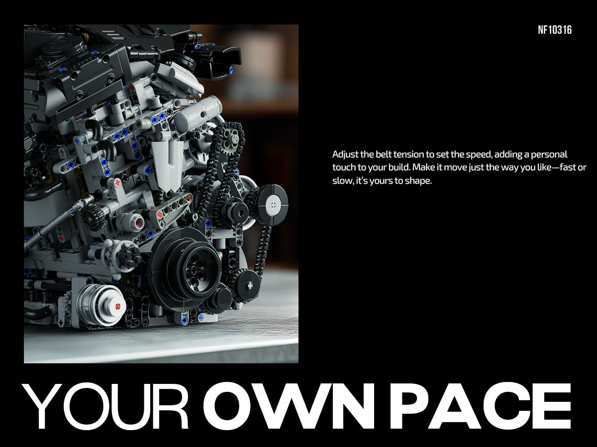 Nifeliz NF10316 L6 Engine Building Set | 2820 PCS