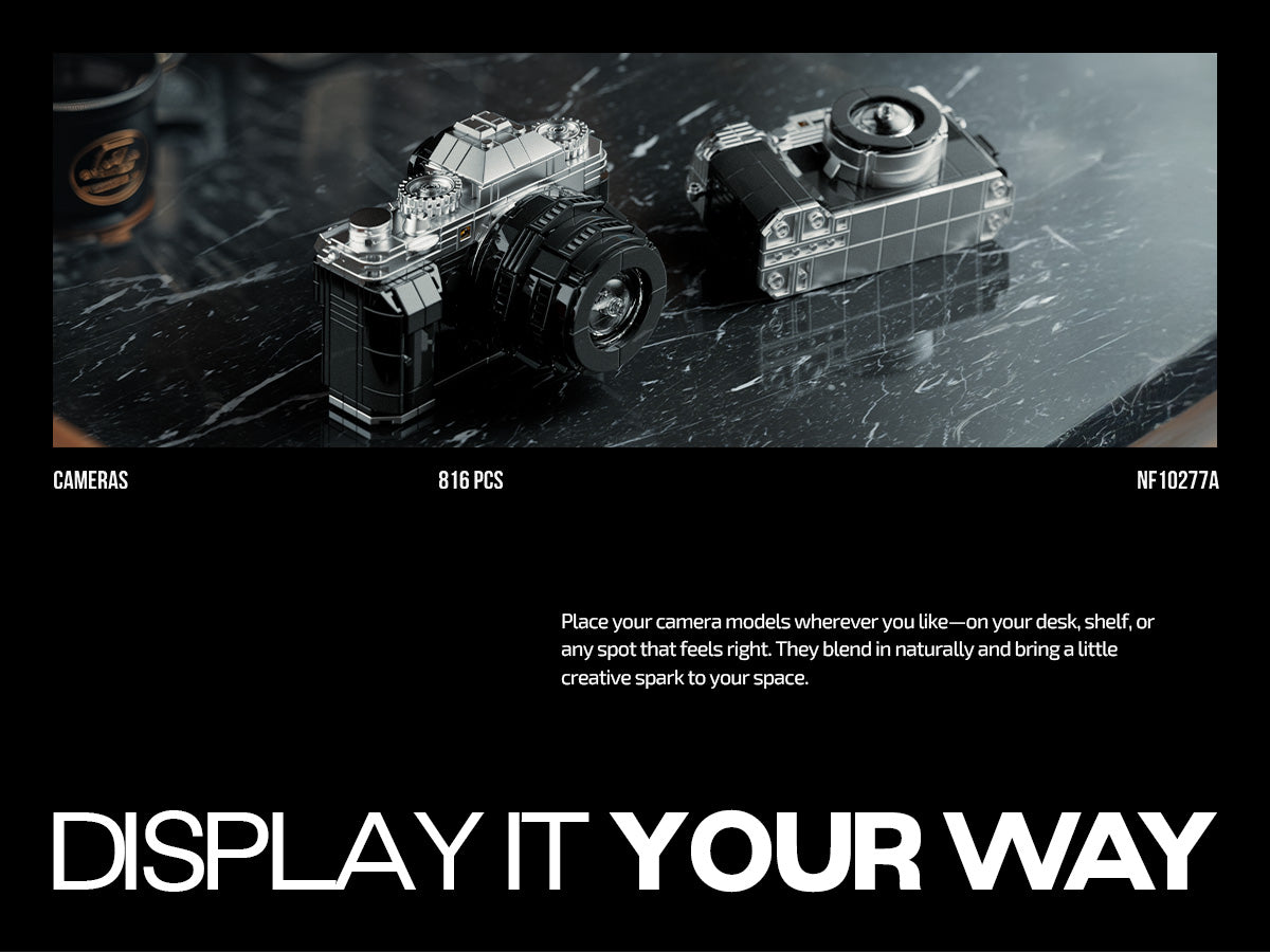 Nifeliz NF10277A Cameras Building Set | 816 PCS