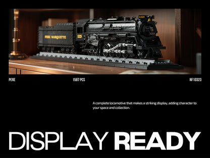 Nifeliz NF10323 Pere Marquette Train Building Set | 1587 PCS