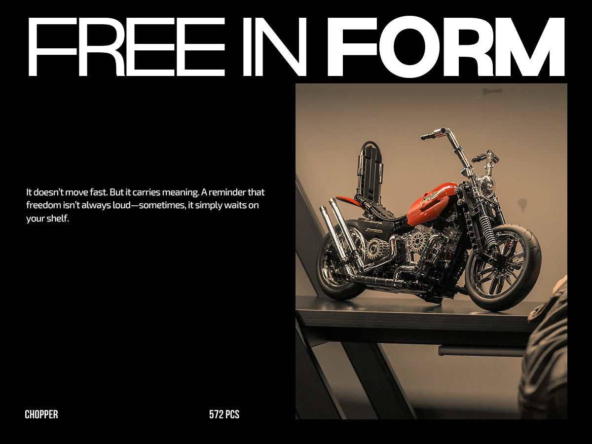 Nifeliz NF10308 Chopper Motorcycle Building Set | 572 PCS