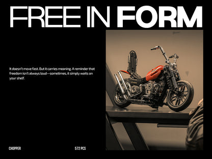 Nifeliz NF10308 Chopper Motorcycle Building Set | 572 PCS