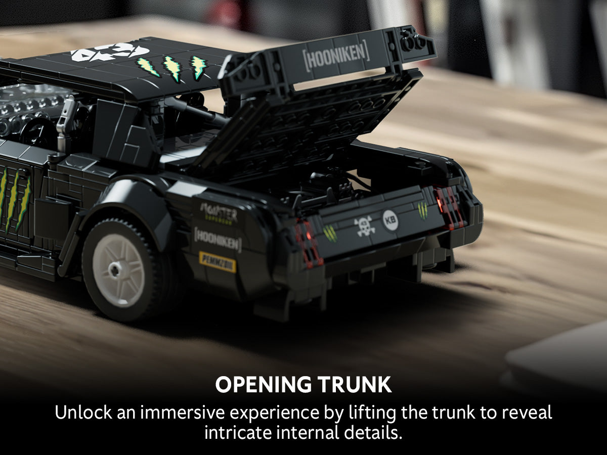 Nifeliz NF10272A Mini HOONIKEN Muscle Car Building Set | 1605 PCS