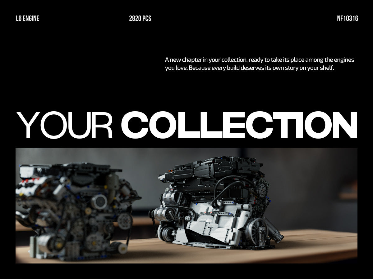 Nifeliz NF10316 L6 Engine Building Set | 2820 PCS