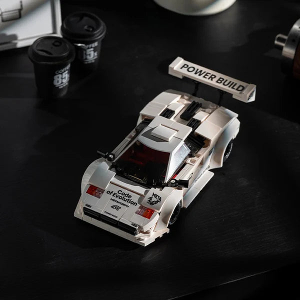 Happy Build PB8845 Lamborghini Conanche Building Toy Set | 338 PCS | Buildable Car with Display Container