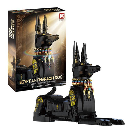 DK 7066 Egyptian Pharaoh Dog Building Toy Set | 1208 Pcs