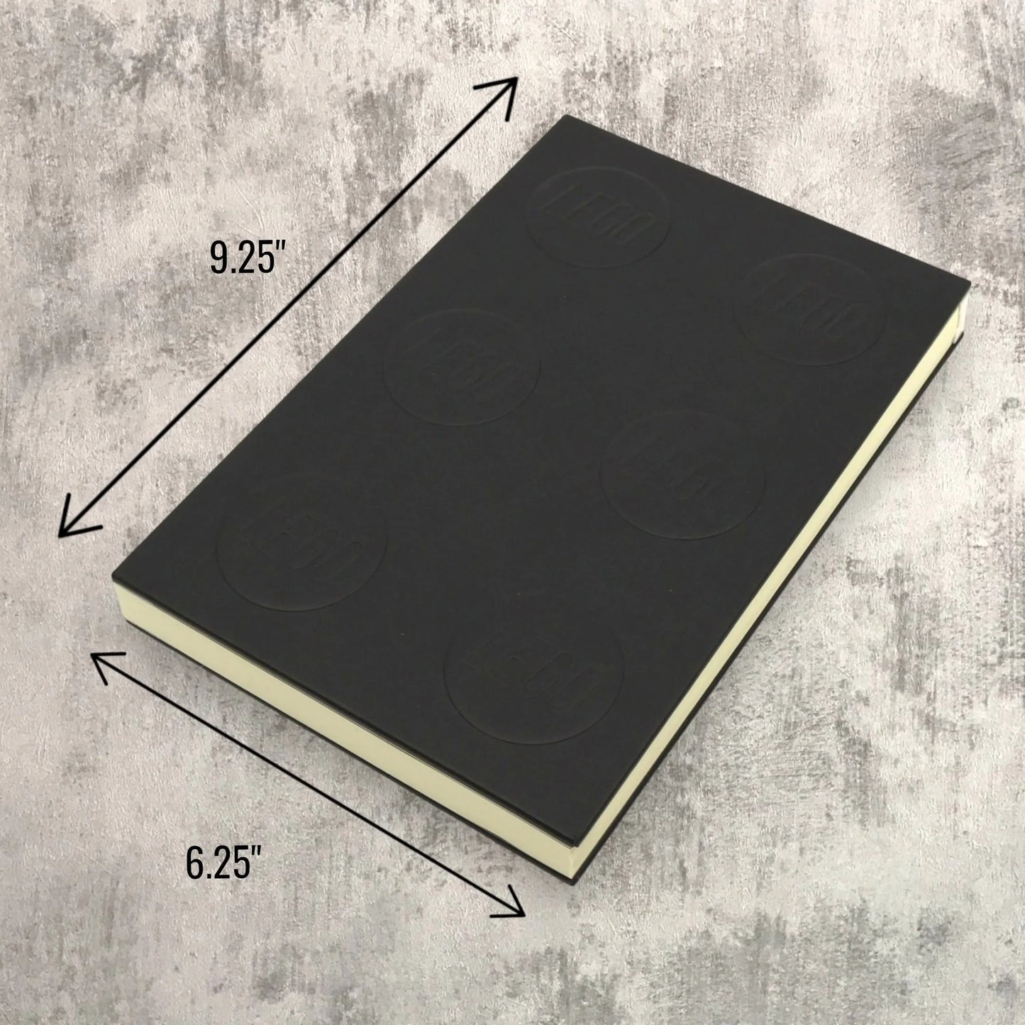 LEGO 53698 Stationery Locking Notebook with Gel Pen 2x3 Black