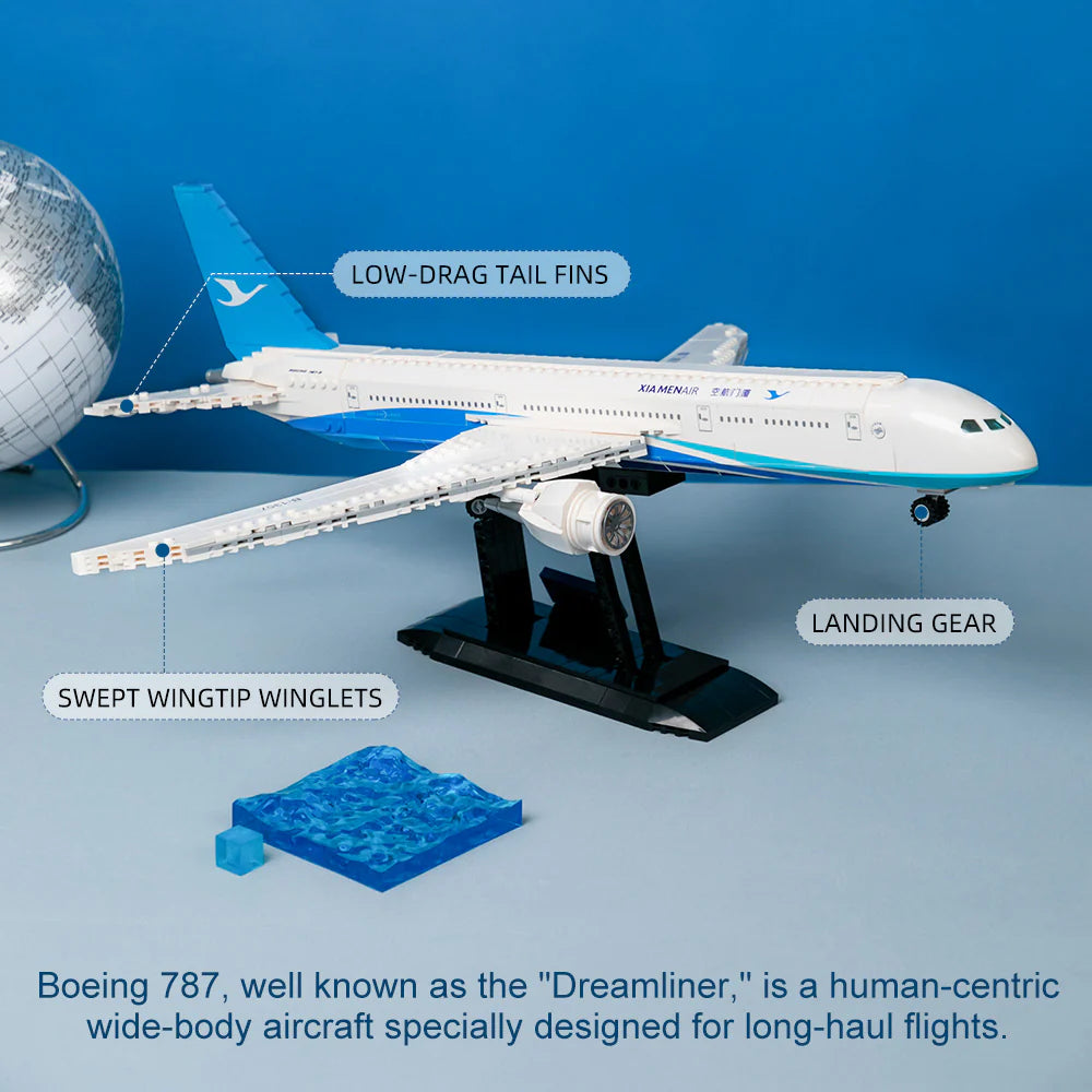 Pantasy 11017 Aerospace BOEING 787 Building Toy Set |740 PCS
