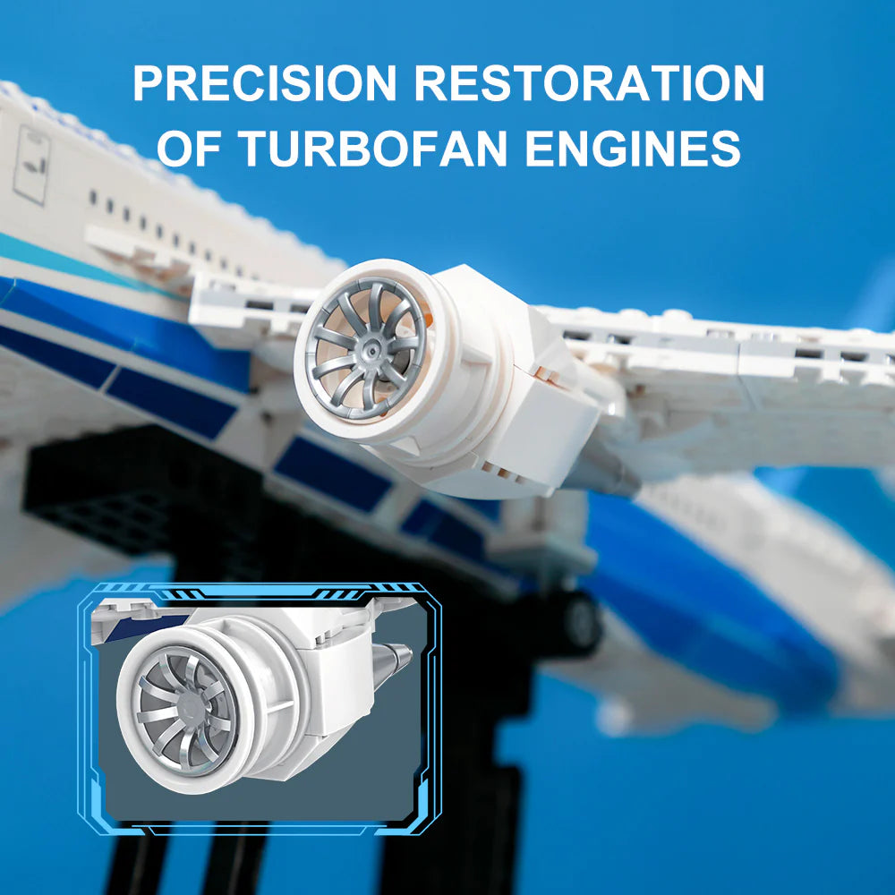 Pantasy 11017 Aerospace BOEING 787 Building Toy Set |740 PCS