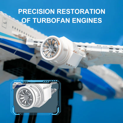 Pantasy 11017 Aerospace BOEING 787 Building Toy Set |740 PCS