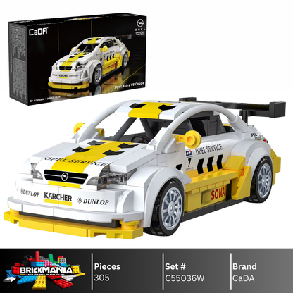 CaDA C55036W Opel Astra V8 Coupe Building Toy Set | 305 PCS