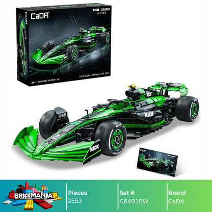 CaDA C64010W KlCK Sauber F1 Team C44 Building Toy Set | 2553 PCS