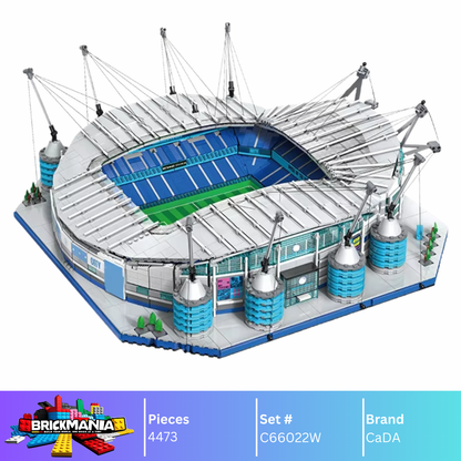 CaDA C66022W Manchester City Stadium Building Toy Set | 4473 PCS