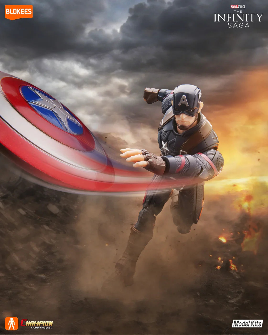 Blokees Marvel 81115 Champion Class Infinity Saga Captain America