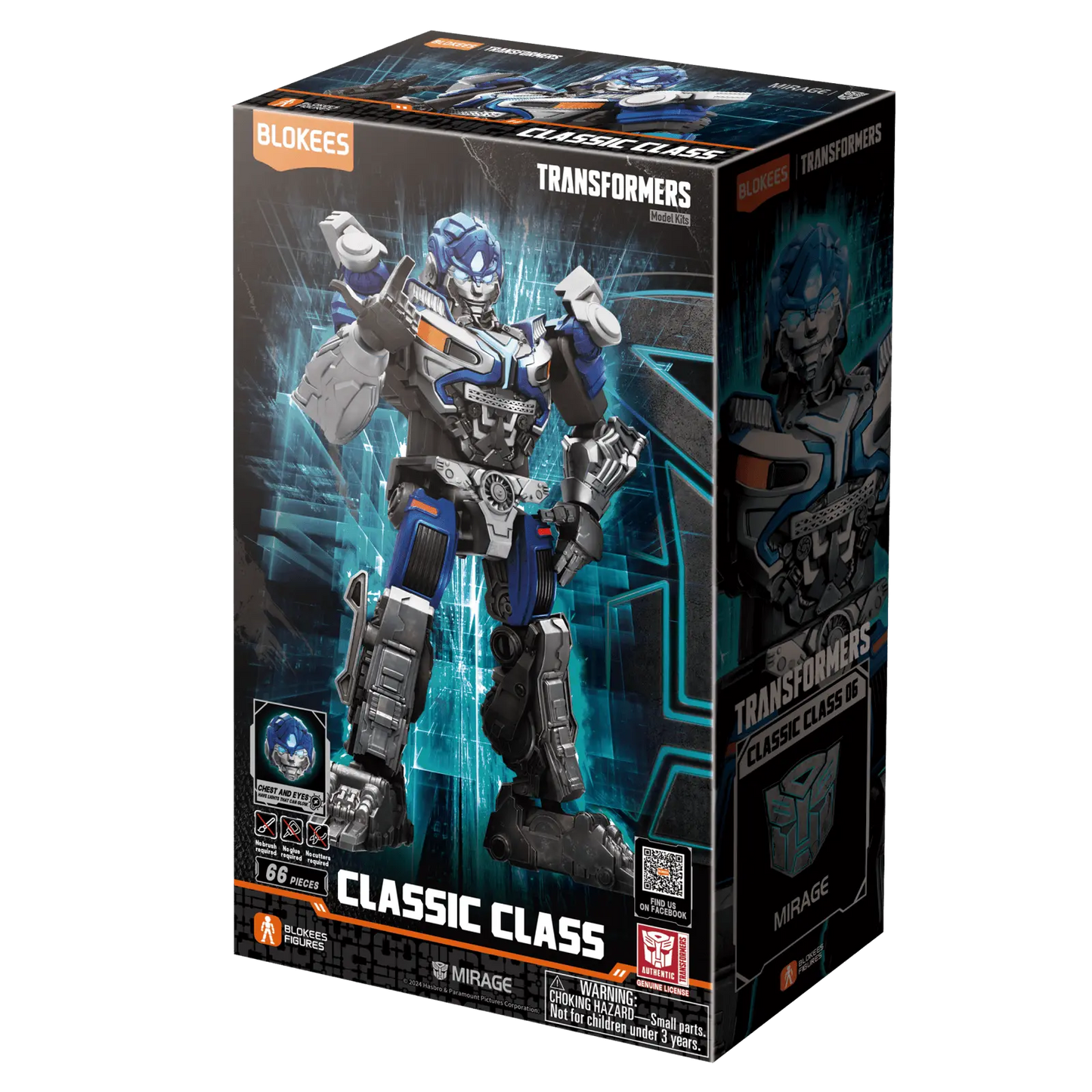 Blokees Transformers 71151 Classic Class | Mirage 06 | Rise of the Beasts
